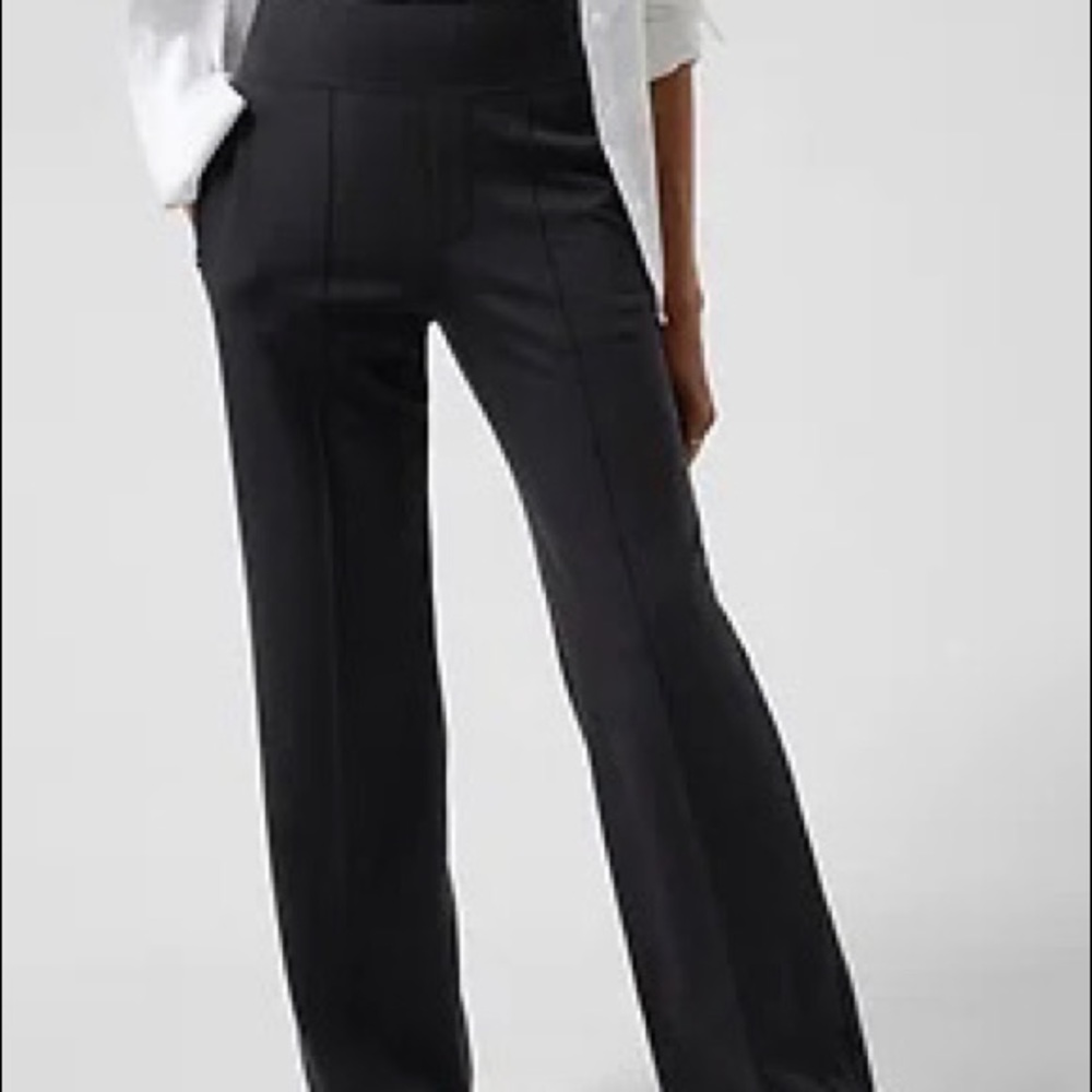Athleta Eastbound Wide Leg Pants Black 2P
